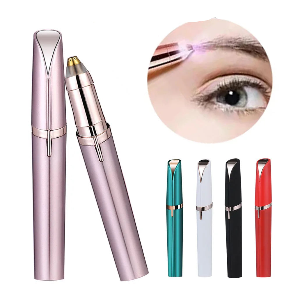 Electric Eyebrow Trimmer Eye Brow Shaper Pencil Face Hair Remover