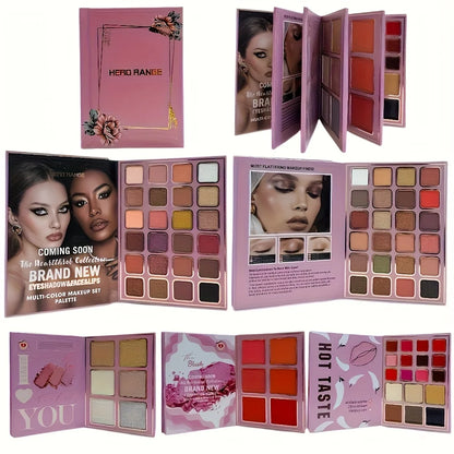 78 Colors Multi Makeup Palette with Brushes Matte Shimmer Eyeshadow Blush