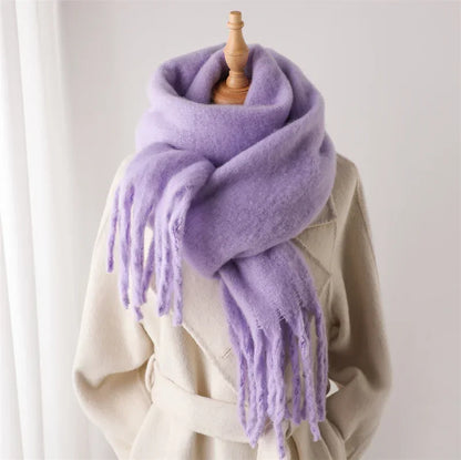 Cashmere Warm Solid Pashmina Blanket Wraps