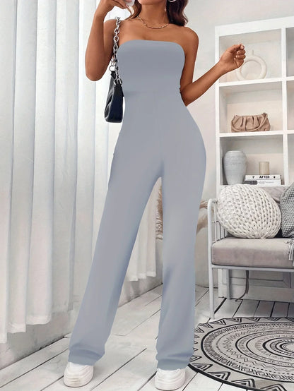 Slim Hip lifting Flared Jumpsuit