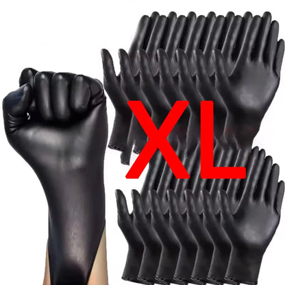 S/M/L/Xl Bag Black Pvc Disposable Cleaning Gloves