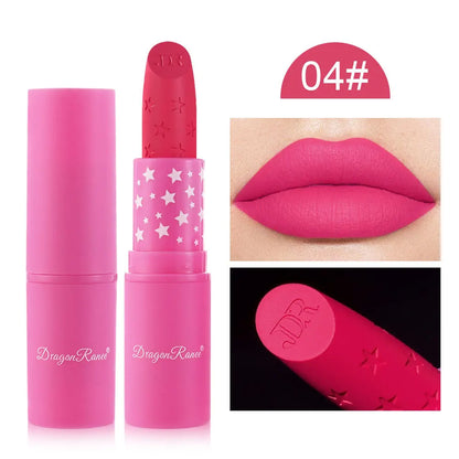 9 Colors Waterproof Rose Red Velvet Matte Lipstick