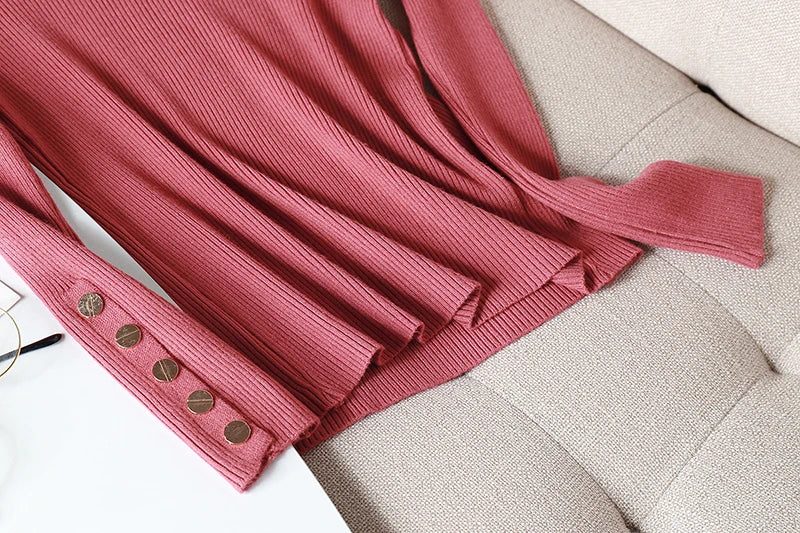 Long Sleeve O-neck Chic Sweater