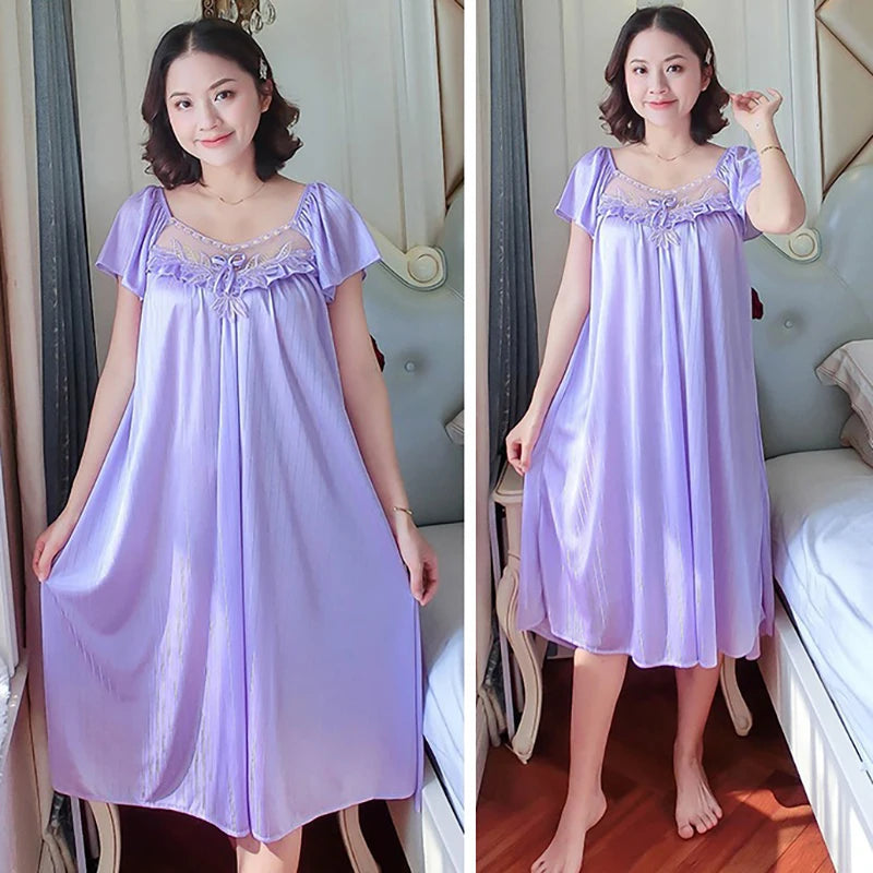 Silk Short Sleeve Pyjama