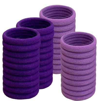 50PCS/Set Cotton Elastic Hair Ties