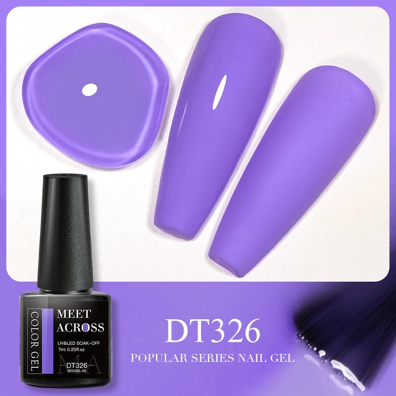 Pink Dried Flower Gel Nail Polish