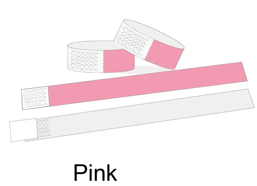 100pcs Colorful Neon Paper Wristbands Mixed Multicolor Waterproof