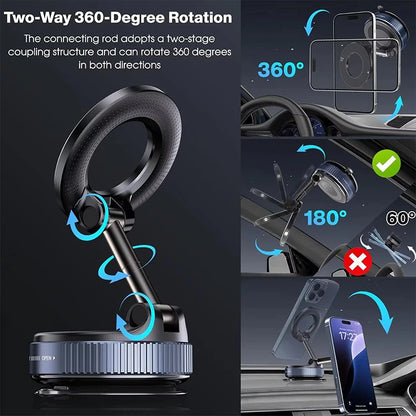 Magnetic Car Phone Holder 360 Degree Rotation