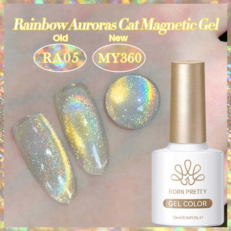 Dark Red Cat Magnetic Gel Nail Polish