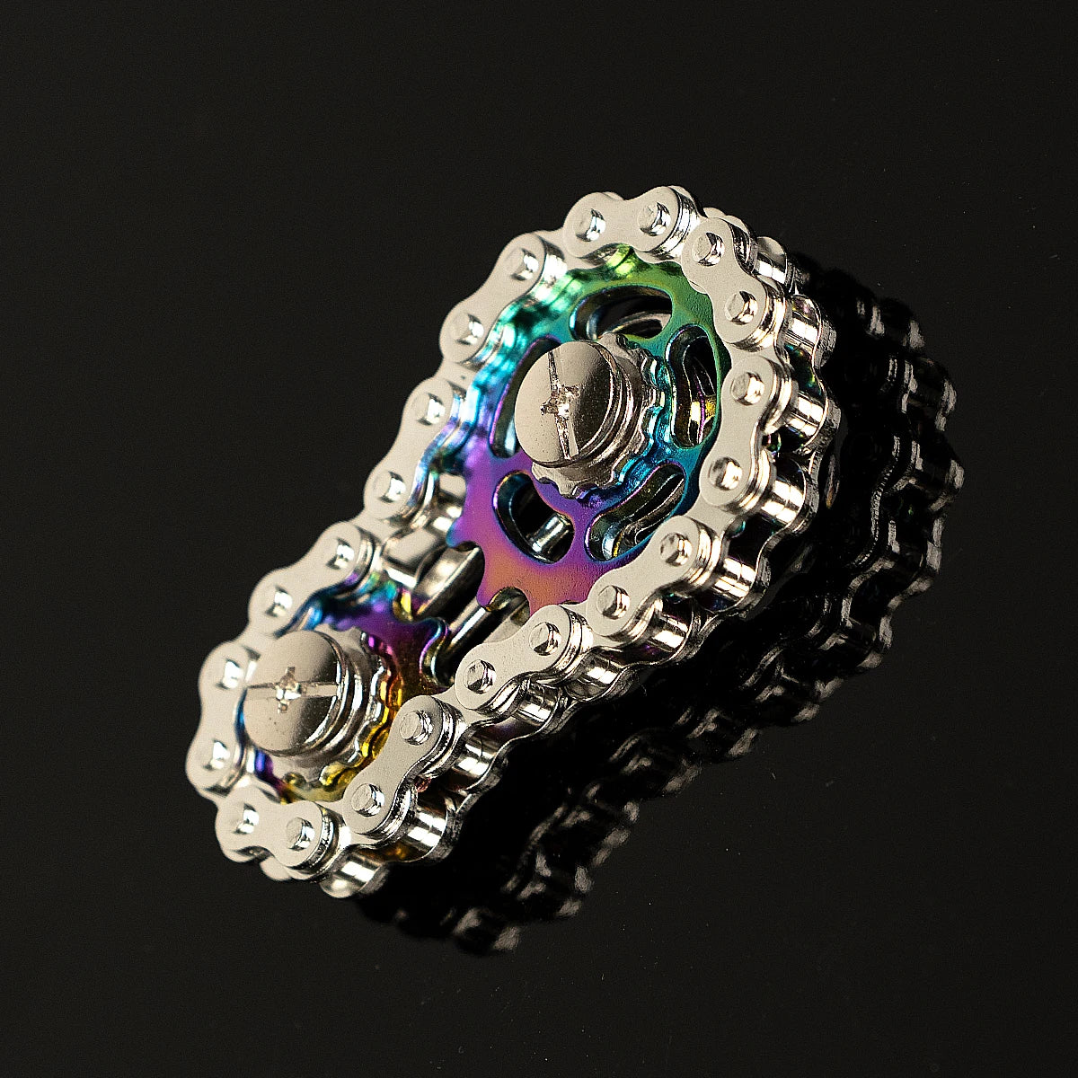 Bicycle Chain Finger Spinner Stress Relief