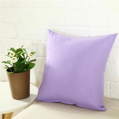 Candy Color Cushion Pillow Case Cover