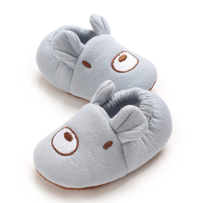 Cartoon Animal Pattern Newborn Baby Shoes