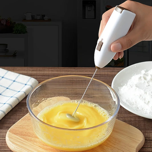 Handheld Electric Egg Beater Mini Battery Powered
