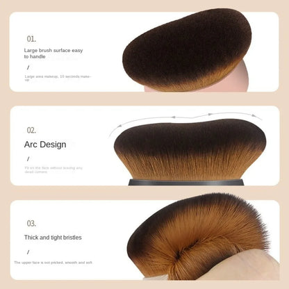 Soft Body Extra Large Multifunctional Self Tan Back 65mm Wide-headed Makeup Brush