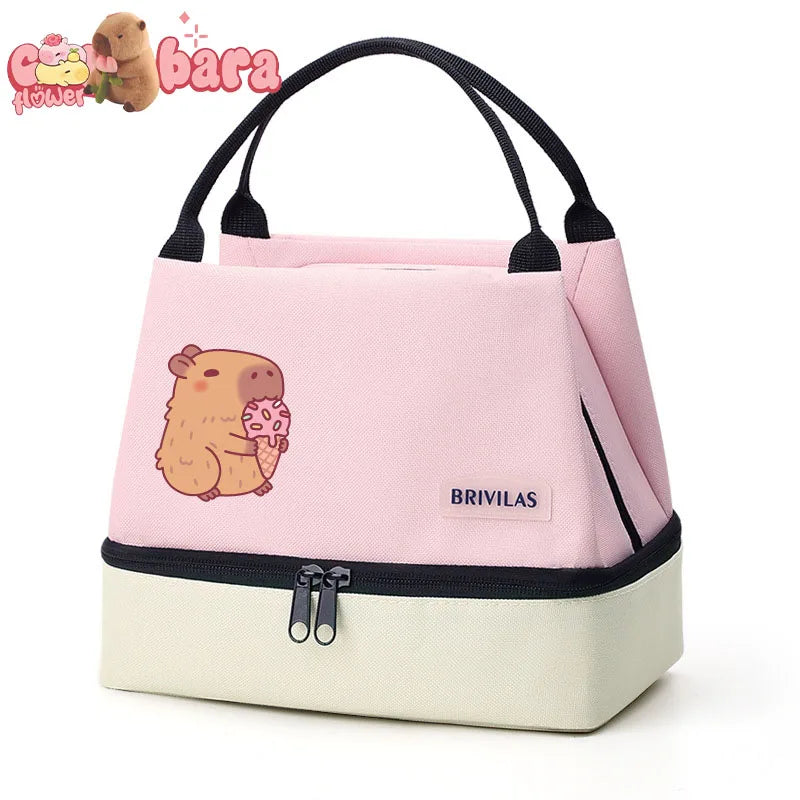 Capybara Insulated Portable Lunch Box Storage