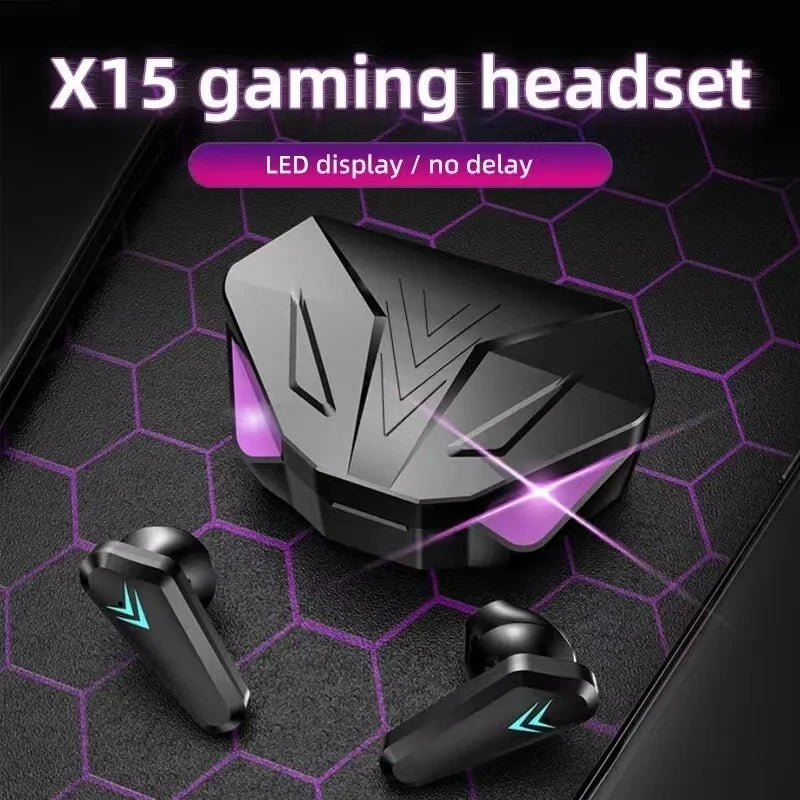 TWS Wireless Bluetooth Headset LED Display Headphones Noise Cancelling