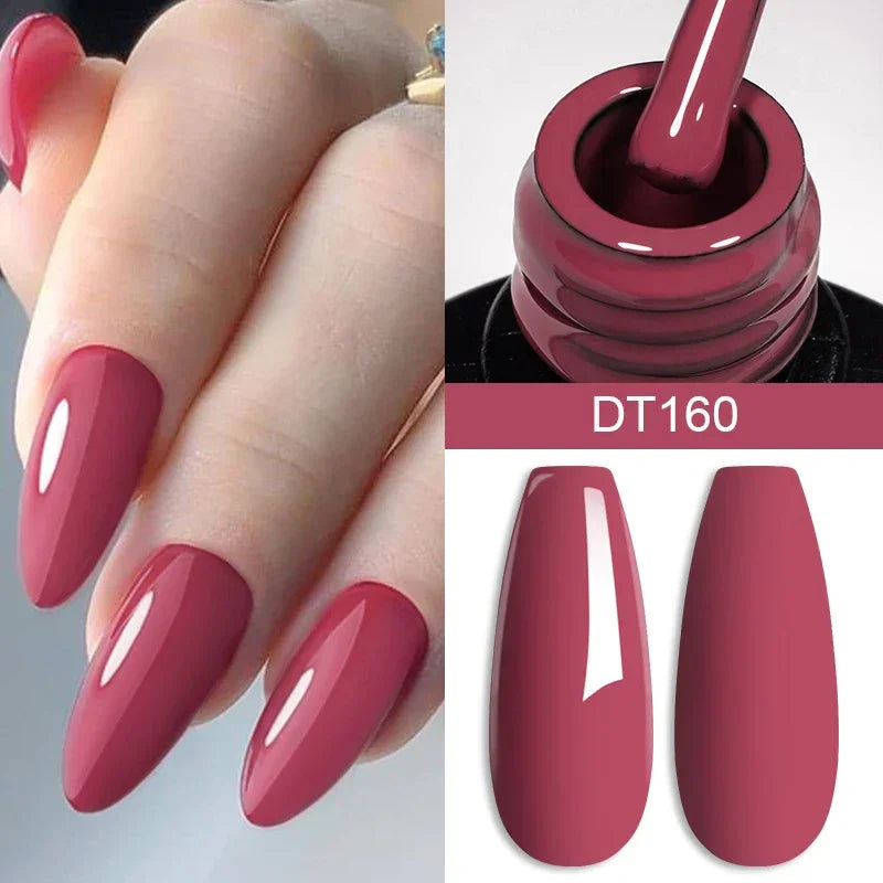 7ml Red Series Gel Nail Polish Glitter