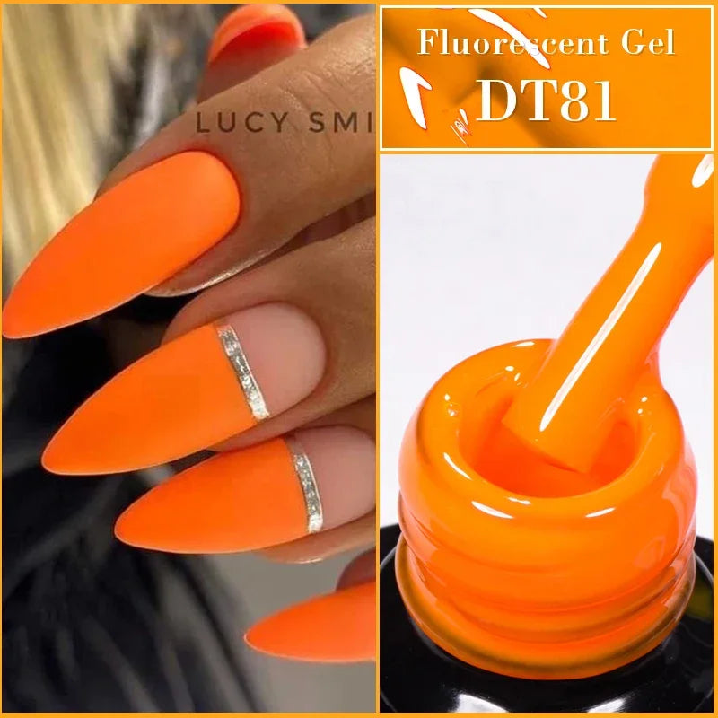7ml Red Series Gel Nail Polish Glitter