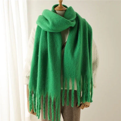 Cashmere Warm Solid Pashmina Blanket Wraps