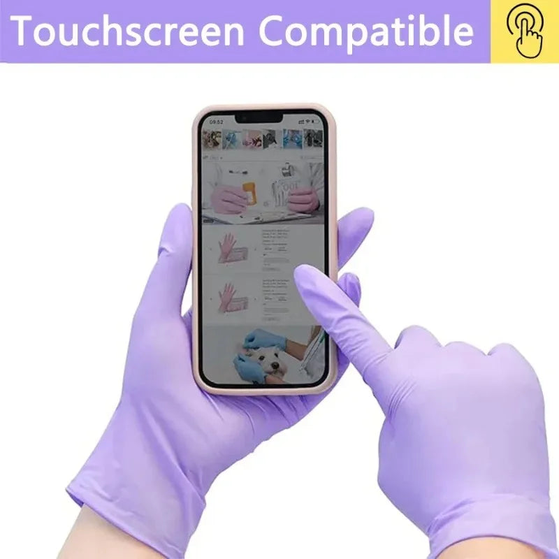 10-100PC Disposable Clove Nitrile Gloves Latex Gloves