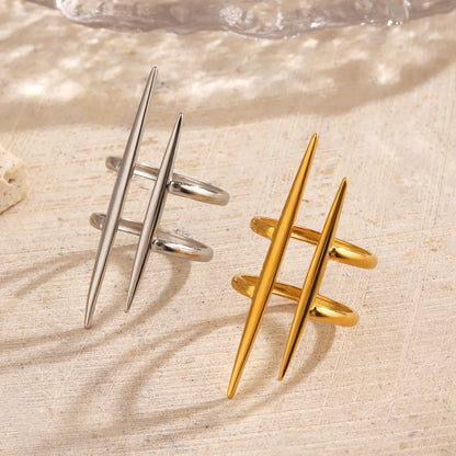 DANA Pop Gold-Plated Stainless Steel Ring