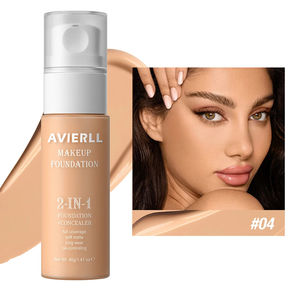 Moisturizing Foundation Concealer Waterproof Face Makeup Base Suitable for Women's Makeup Halloween