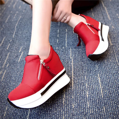 Casual Hidden Heel Canvas Sneaker