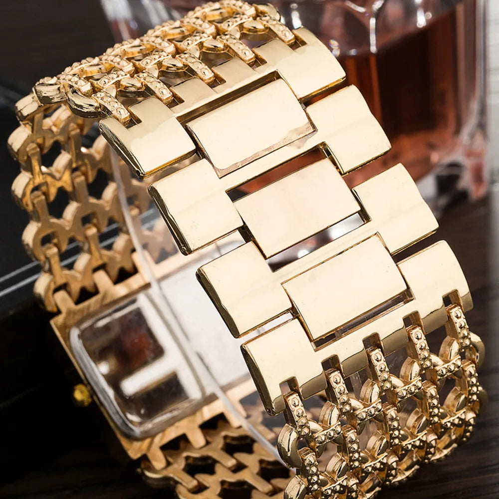 Square Diamond Quartz Watches