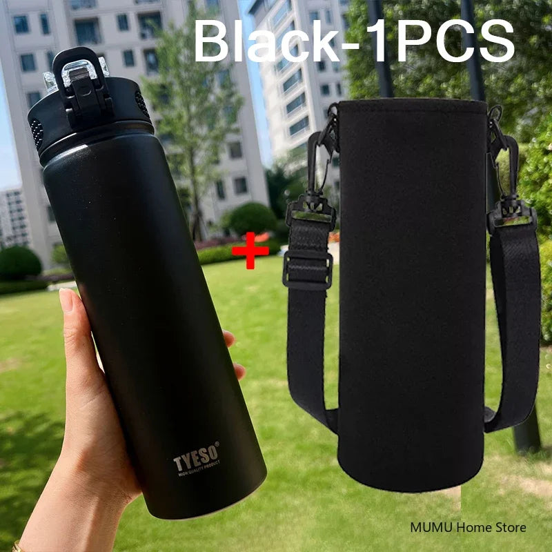 TYESO 600/750ML Stainless Steel Thermo Water Bottles