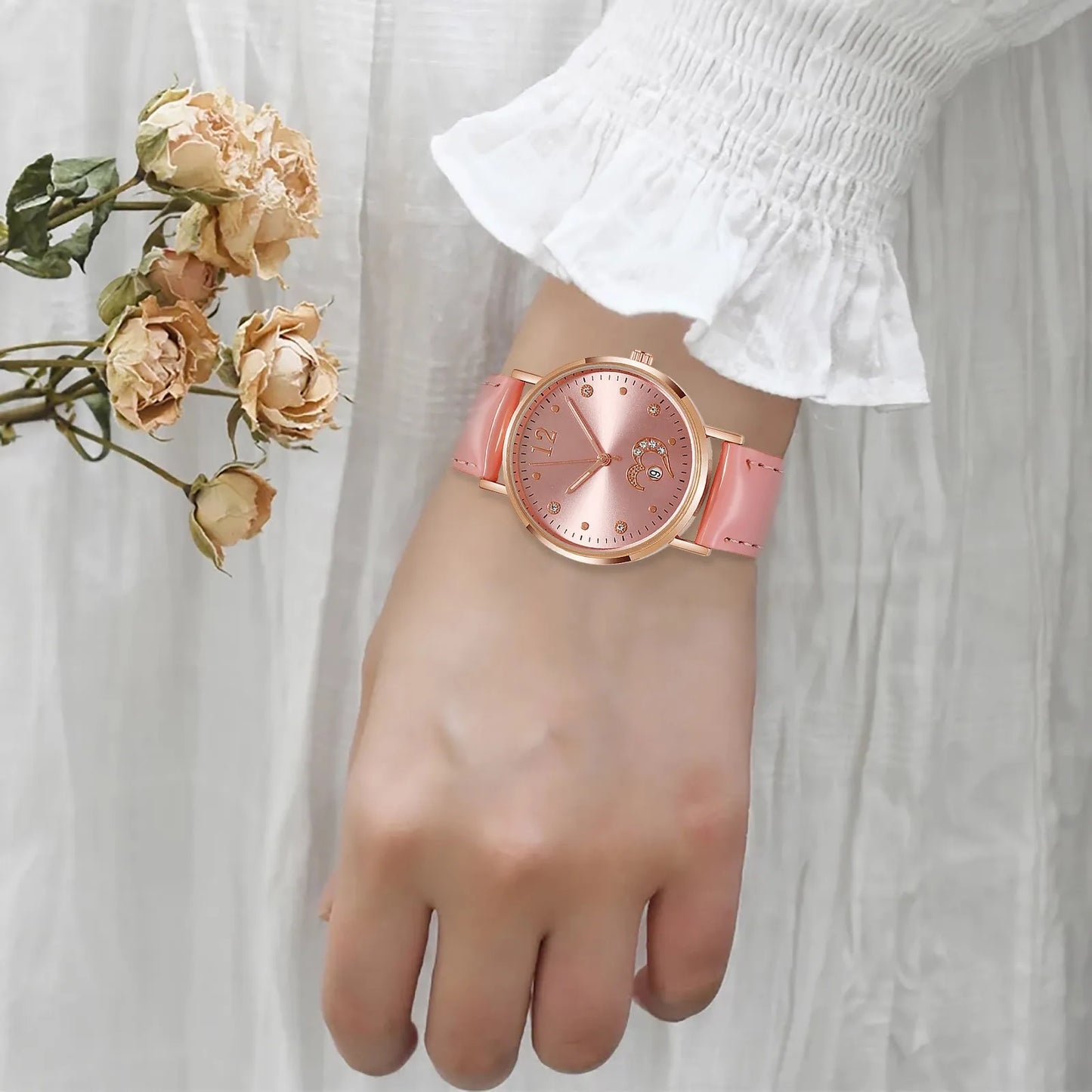 Quartz Leather Analog Quartz Watches