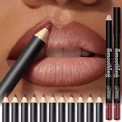Waterproof Matte Lip Liner Long-Lasting Non-Transfer Formula Matte Finish