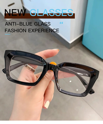 Reading Oversized Square Large Frame Presbyopia Eyeglasses