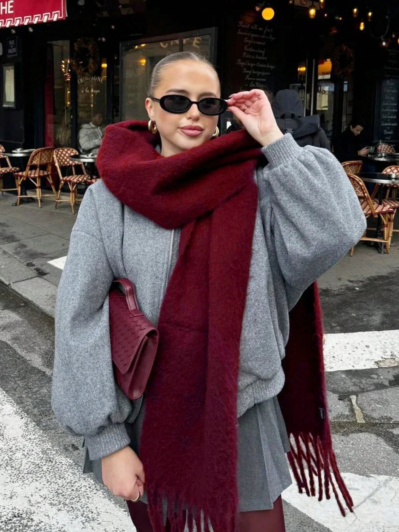 Luxury Cashmere Thickened Warm Shawl Scarf
