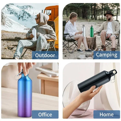500/750mL Aluminum Outdoor Bike Sports Water Bottle
