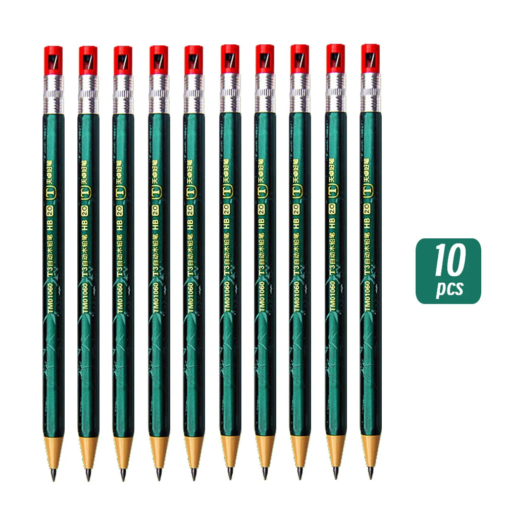 2.0mm Mechanical Pencils Set 2B Automatic Student Pencils