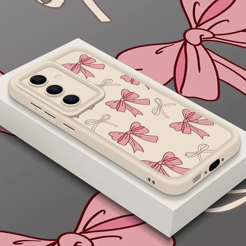 Bow Tie Silicone Case For Samsung Galaxy Cover