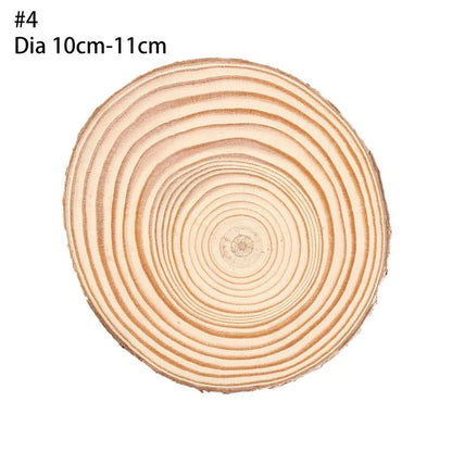 Natural Round Wood Coasters Cup Pad Mug Mat