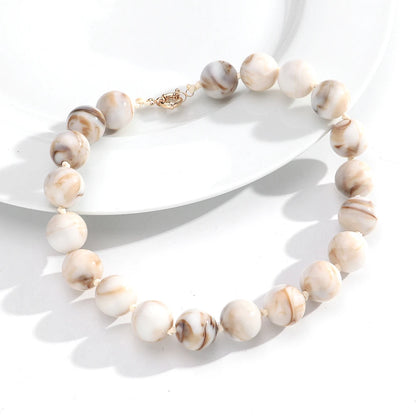 Bohemian Style Handmade Beaded Necklace Jewelry