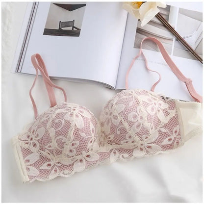 حمالة صدر مثيرة مطرزة بالزهور من الدانتيل