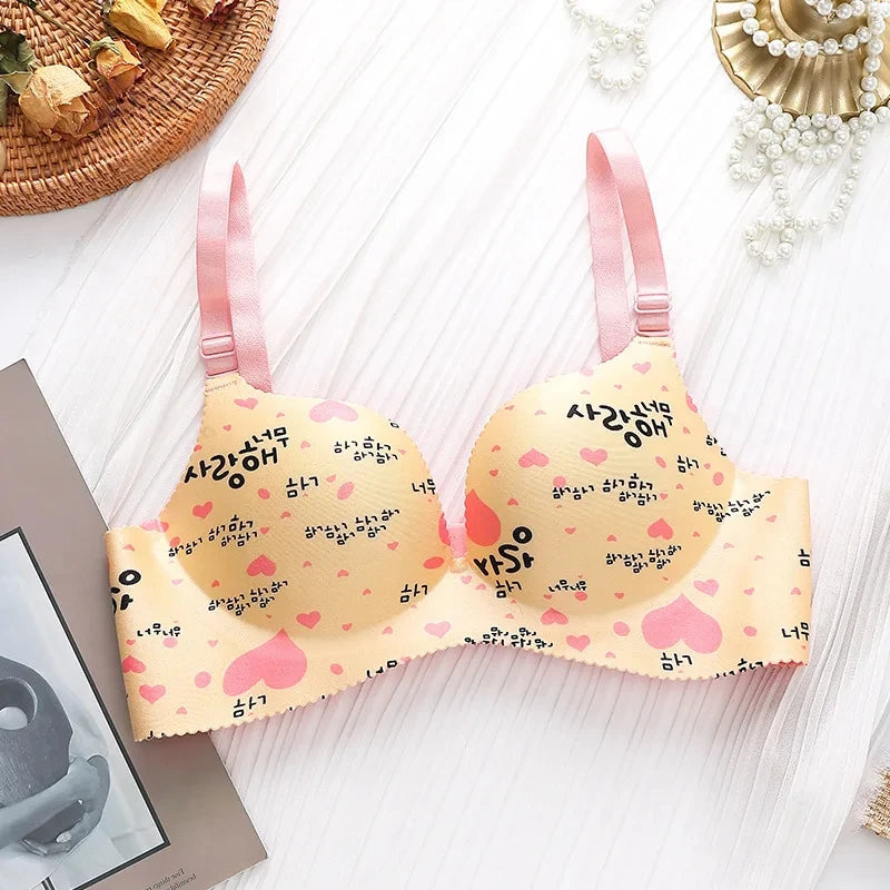 Sujetadores florales de lencería sexy sin costuras con estampado floral