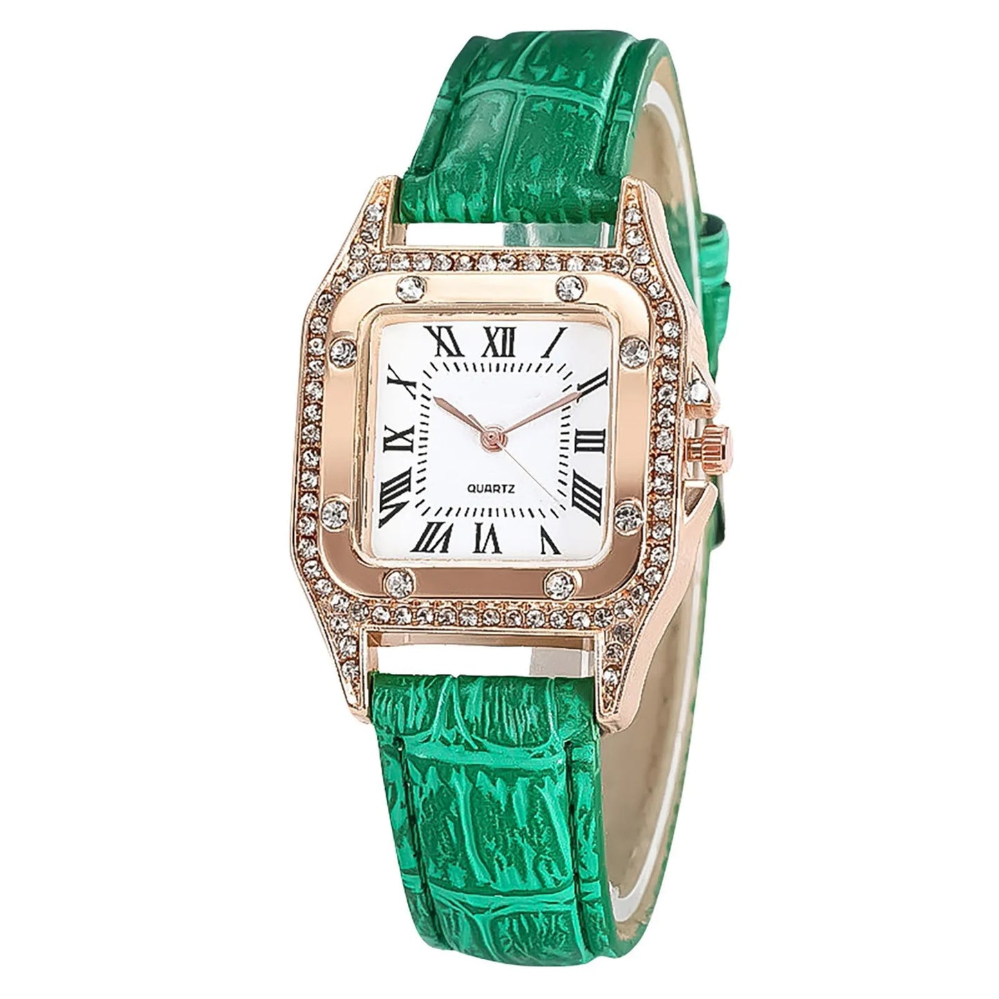 Elegant Leather Strap Watch Casual Quartz Wristwatch
