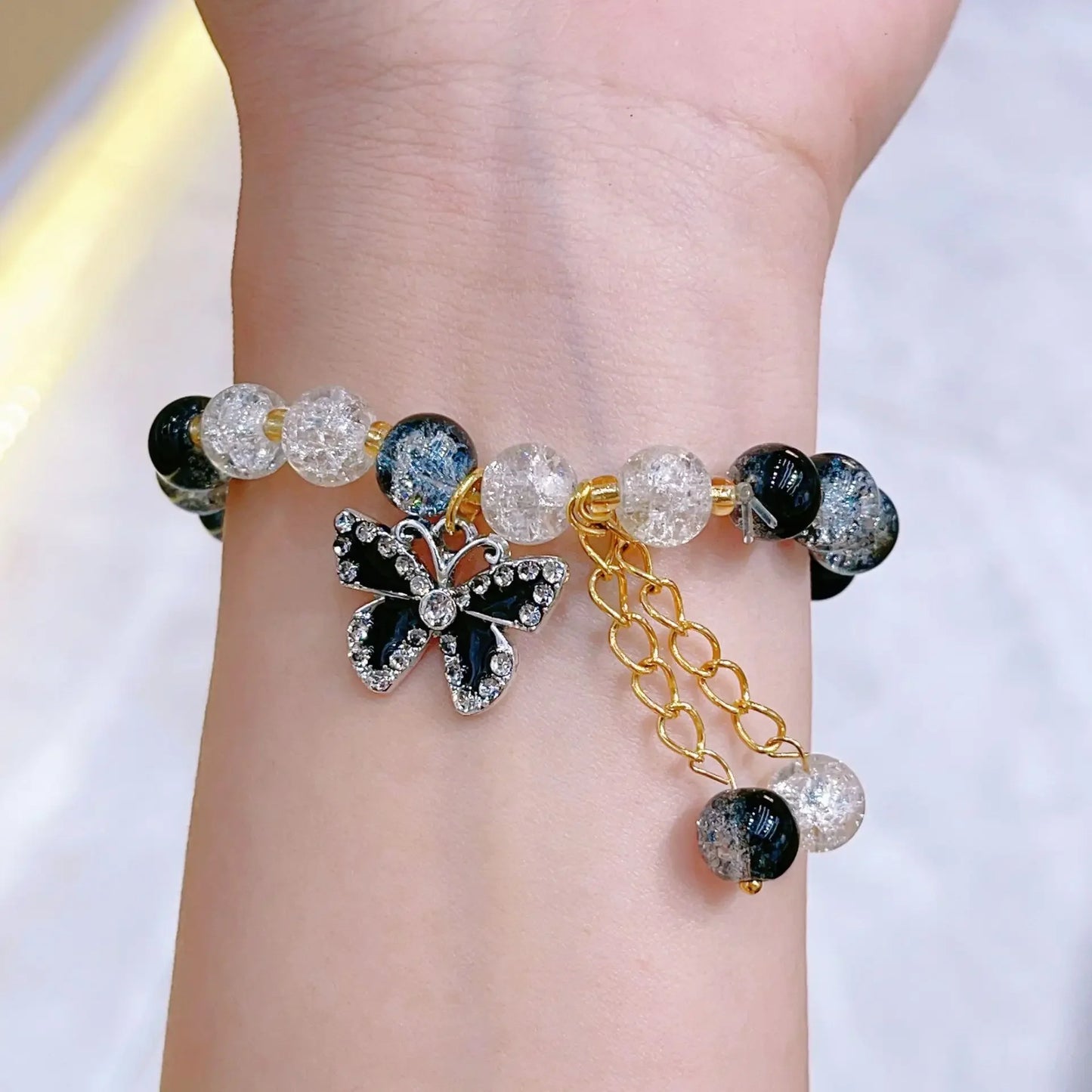 Lotus Butterfly Beaded Bracelets