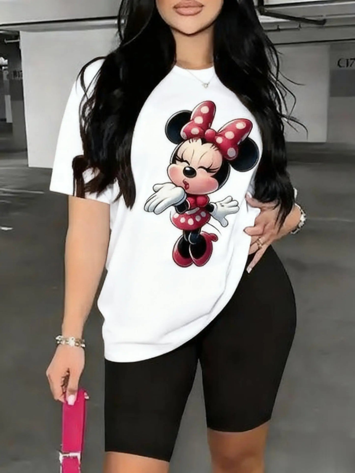Minnie Mouse Short Sleeve Loose Fit T-shirt