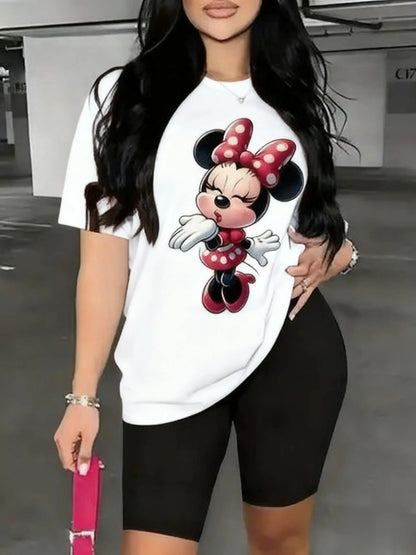 Minnie Mouse Short Sleeve Loose Fit T-shirt