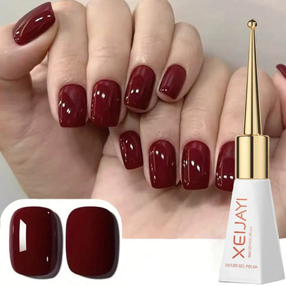10ml/Bottle Ruby Red Cat Eye Gel Nail Polish Wine Red Cherry Dopamine Glitter Nail Gel