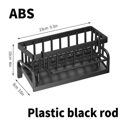 Stainless steel shelf sponge drain rack