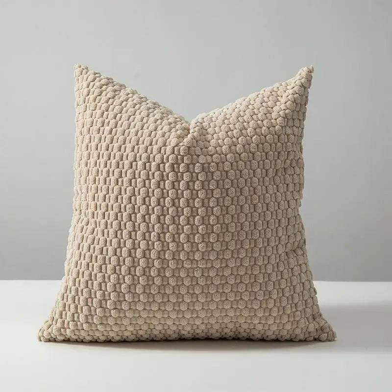 Soft velvet double-sided design sofa cushion cover
