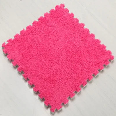 Soft Plush Warm Carpet Baby Play EVA Foam Floor Game Mat