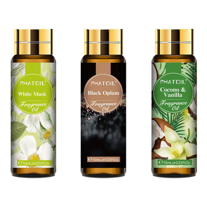 PHATOIL 1/3/9pcs 10ml Sweet Fruit Fragrance Oil