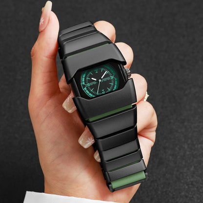 Plastic Strap Quartz Sports Watch